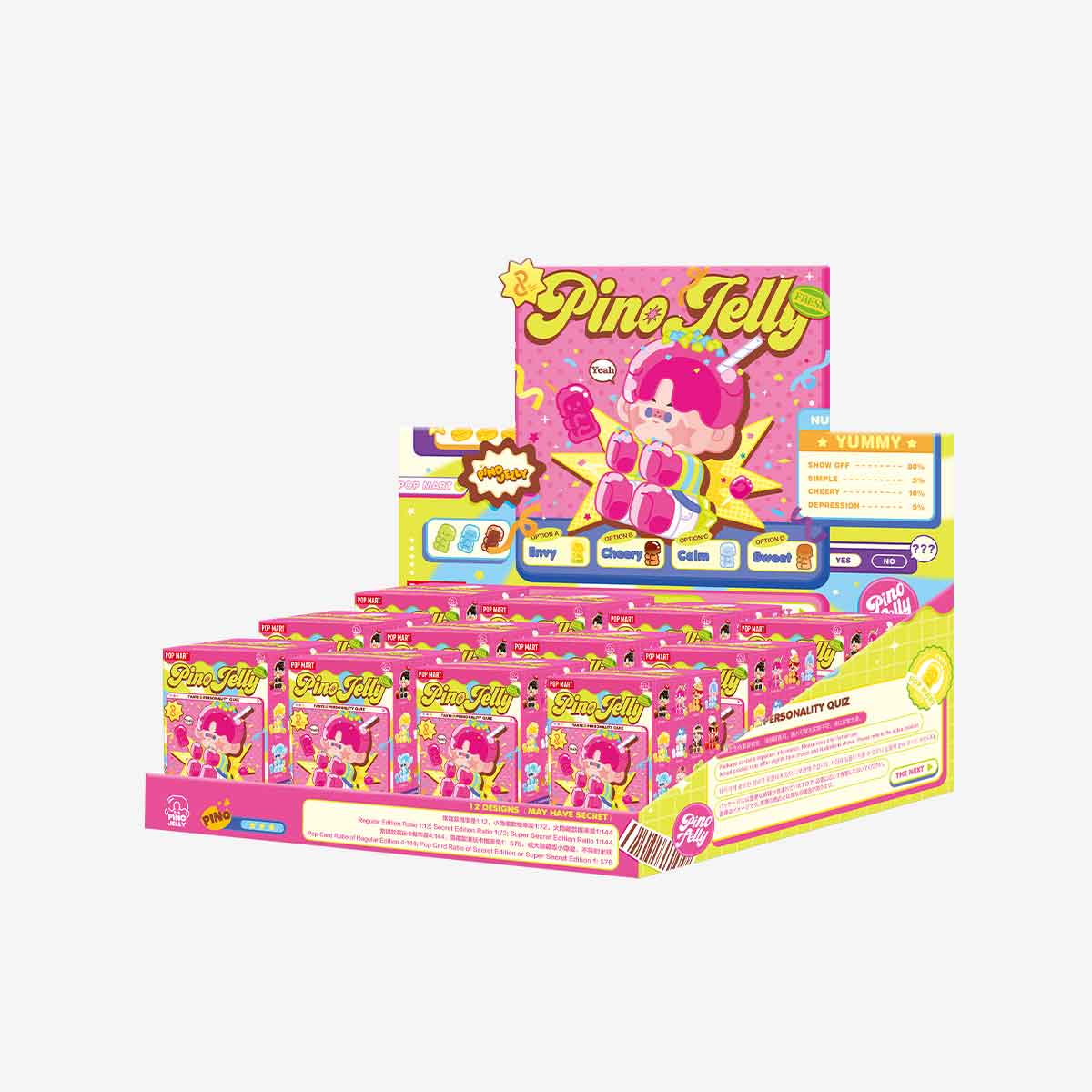 POPMART Pino Jelly Taste & Personality Quiz Series Figurine