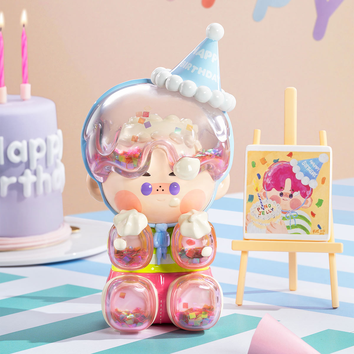 POPMART Pino Jelly Birthday Bash 200% Figurine