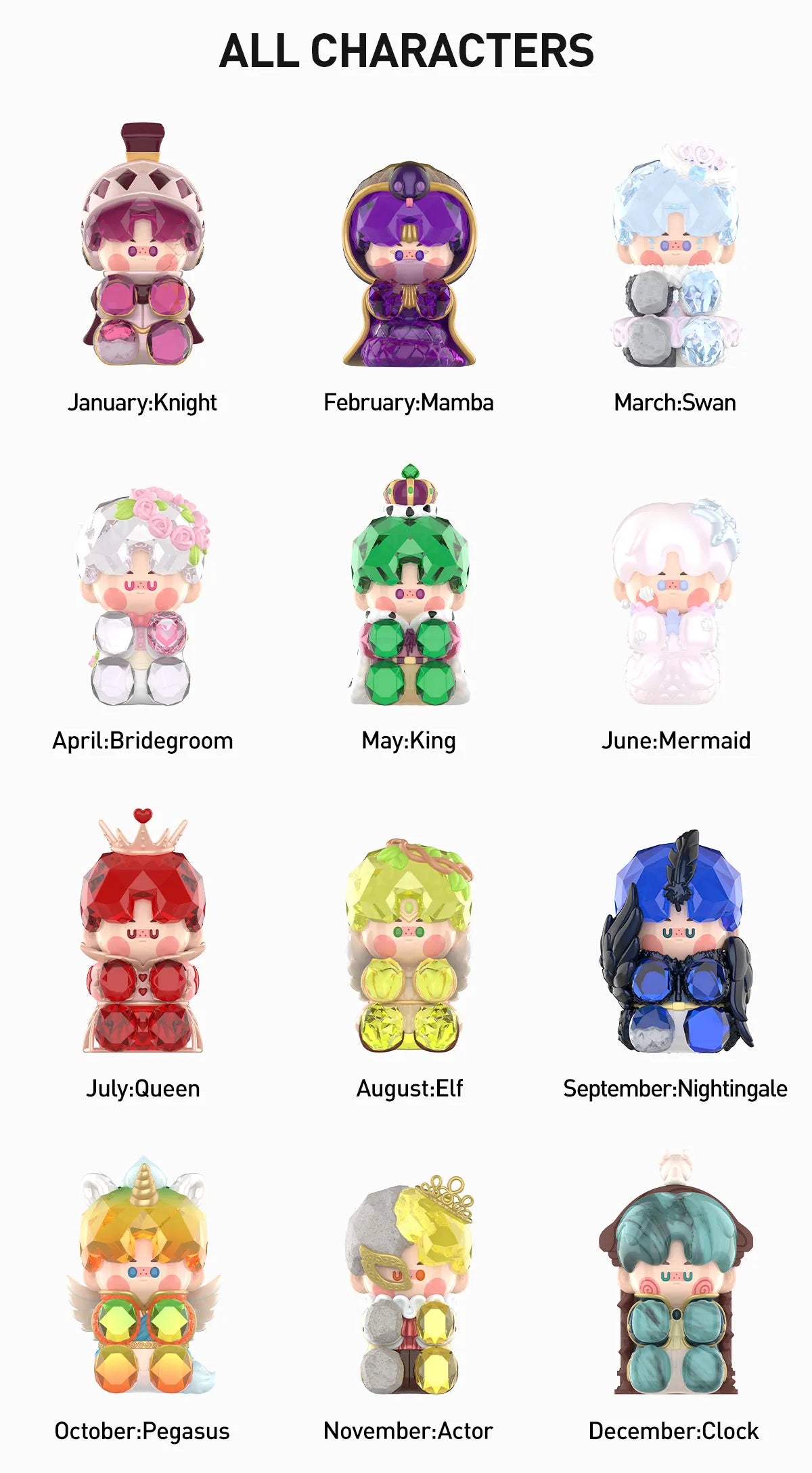 POPMART Pino Jelly Hard & Shiny Series Figurine