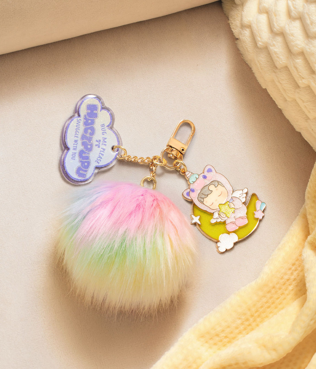 Hacipupu Snuggle With You Series Keychain