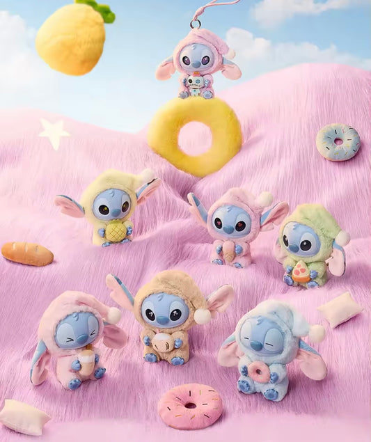MINISO Stitch Eat Something Before Sleep Plush (PRE-ORDER)