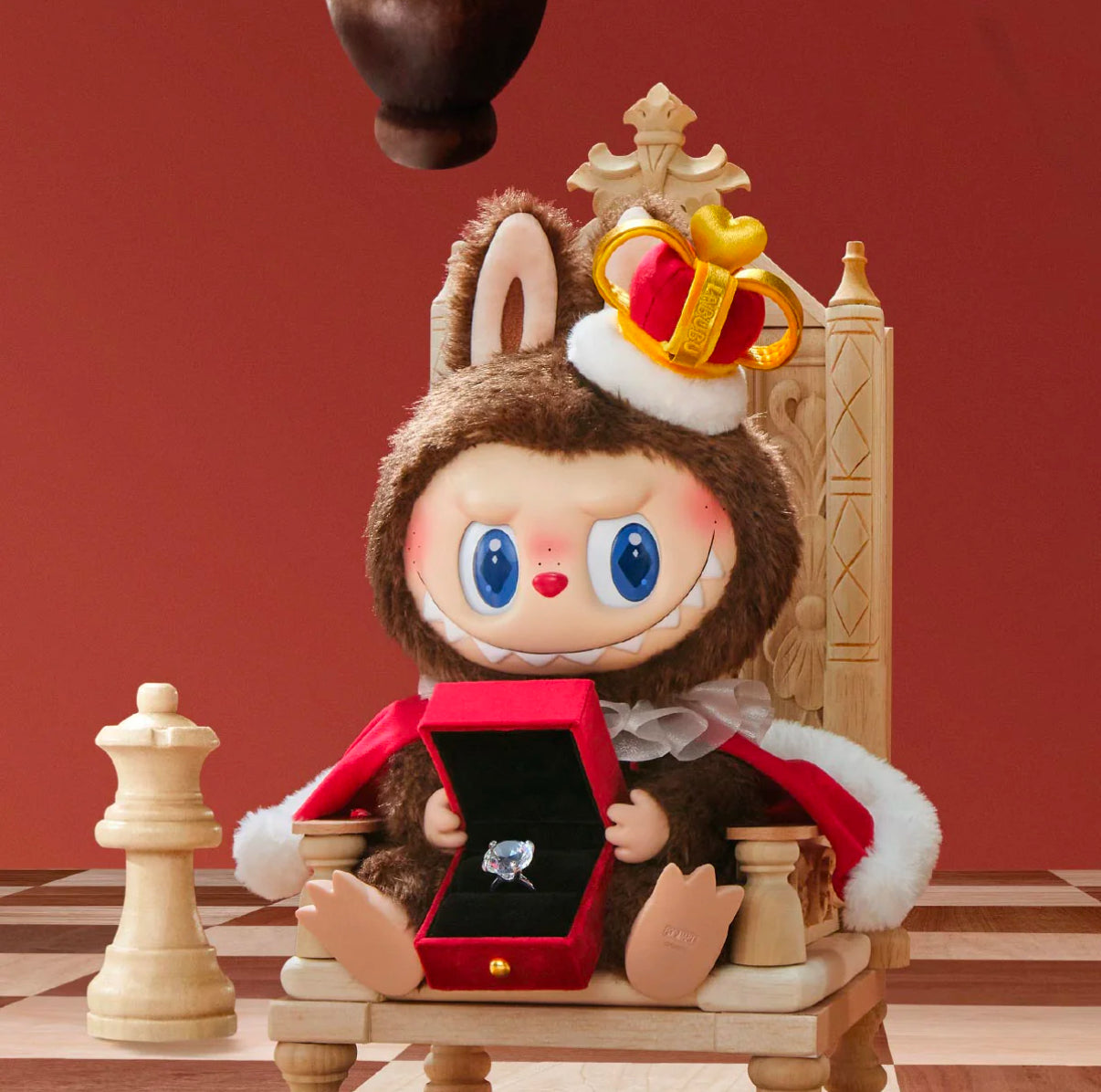 POPMART The Monsters Labubu Lets Checkmate King Plushie (PRE-ORDER)