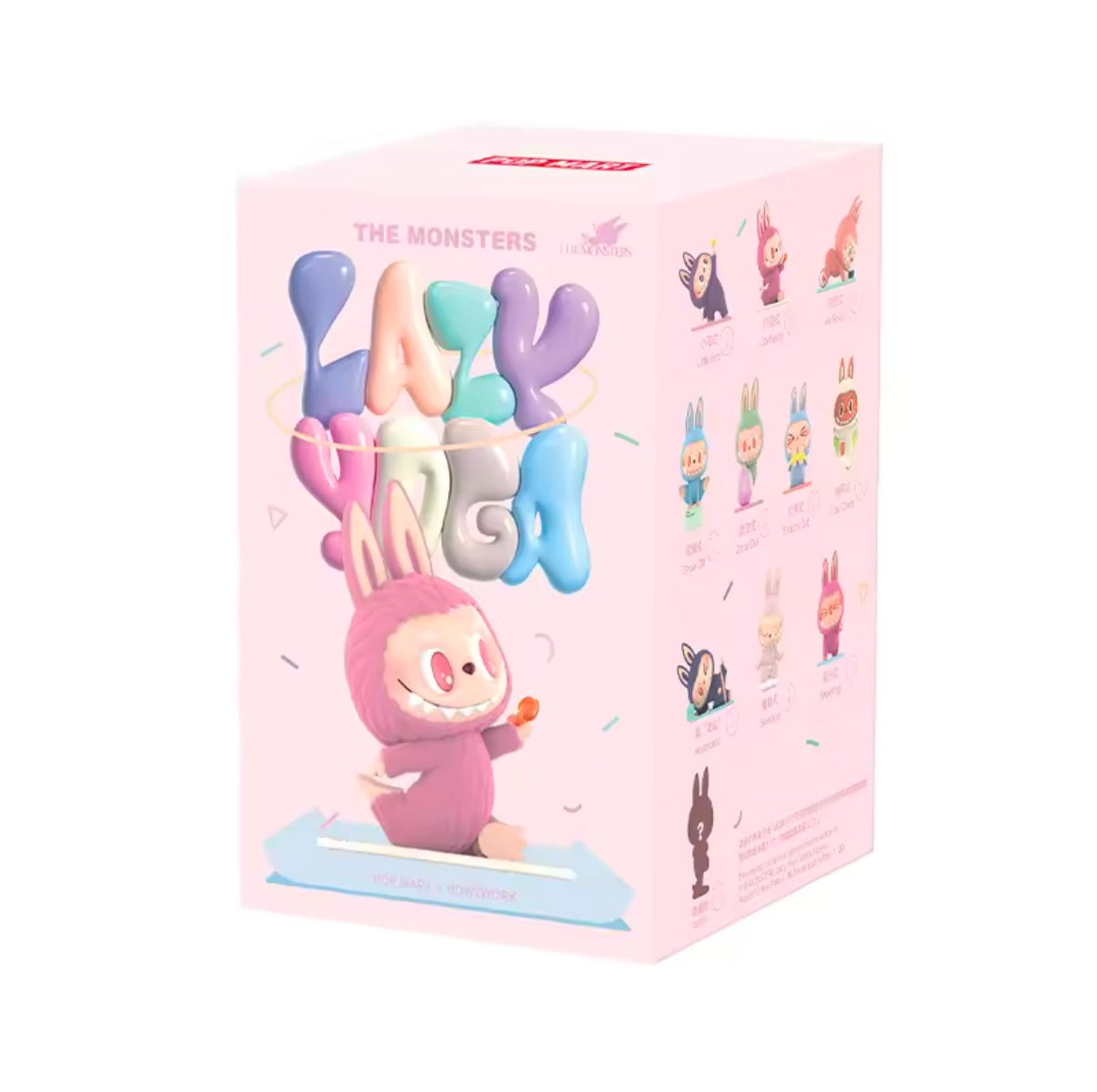 Pop Mart The Monsters Lazy Yoga Labubu Figurine – Blind Box
