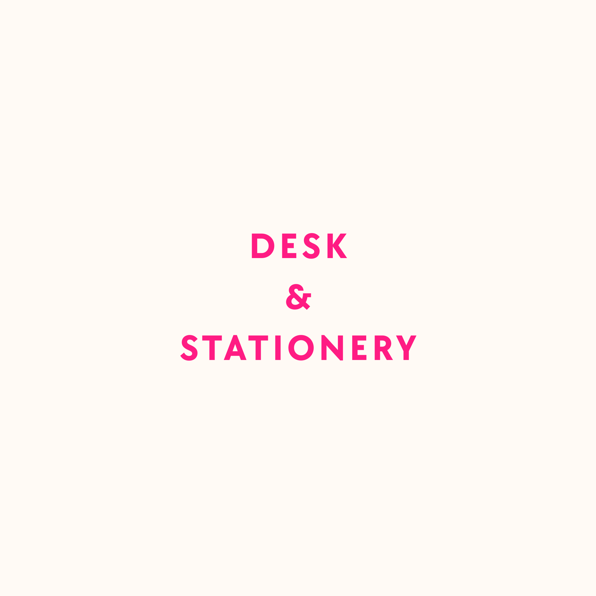 Desk & Stationery