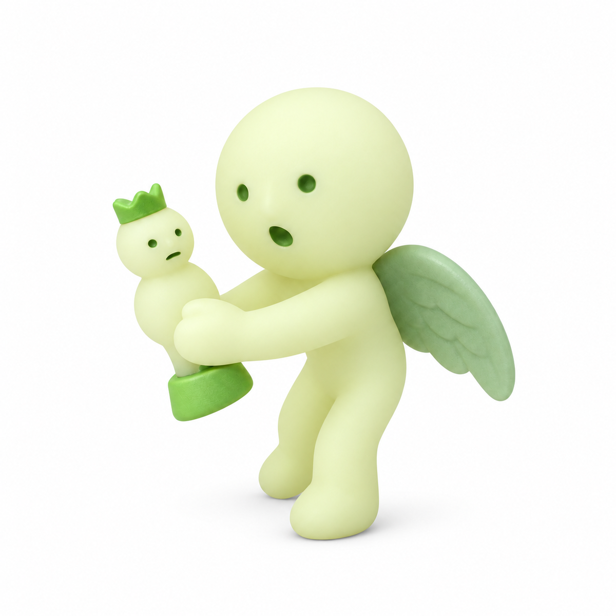 Smiski Secret Figure: Trophy Angel (Cheer Series)