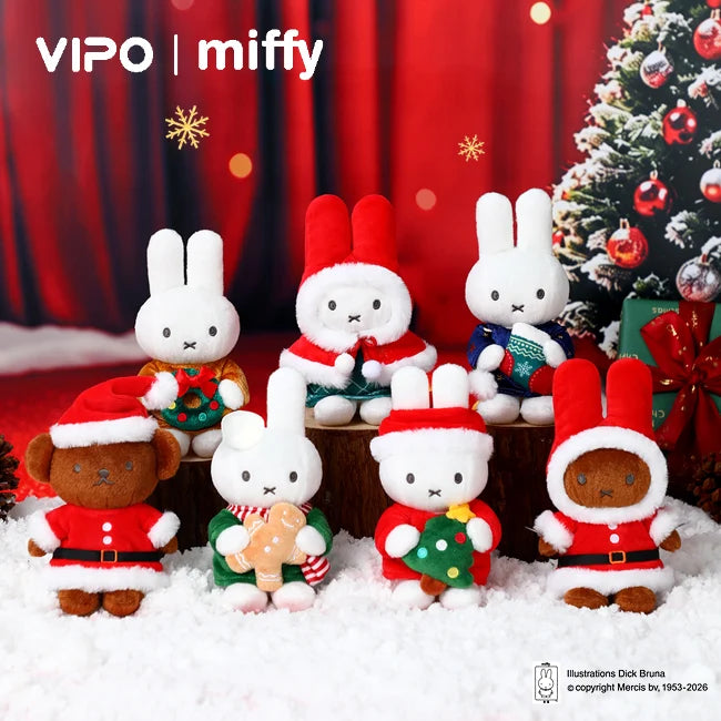 VIPO x Miffy Christmas Keychain Blind Box (PRE-ORDER)