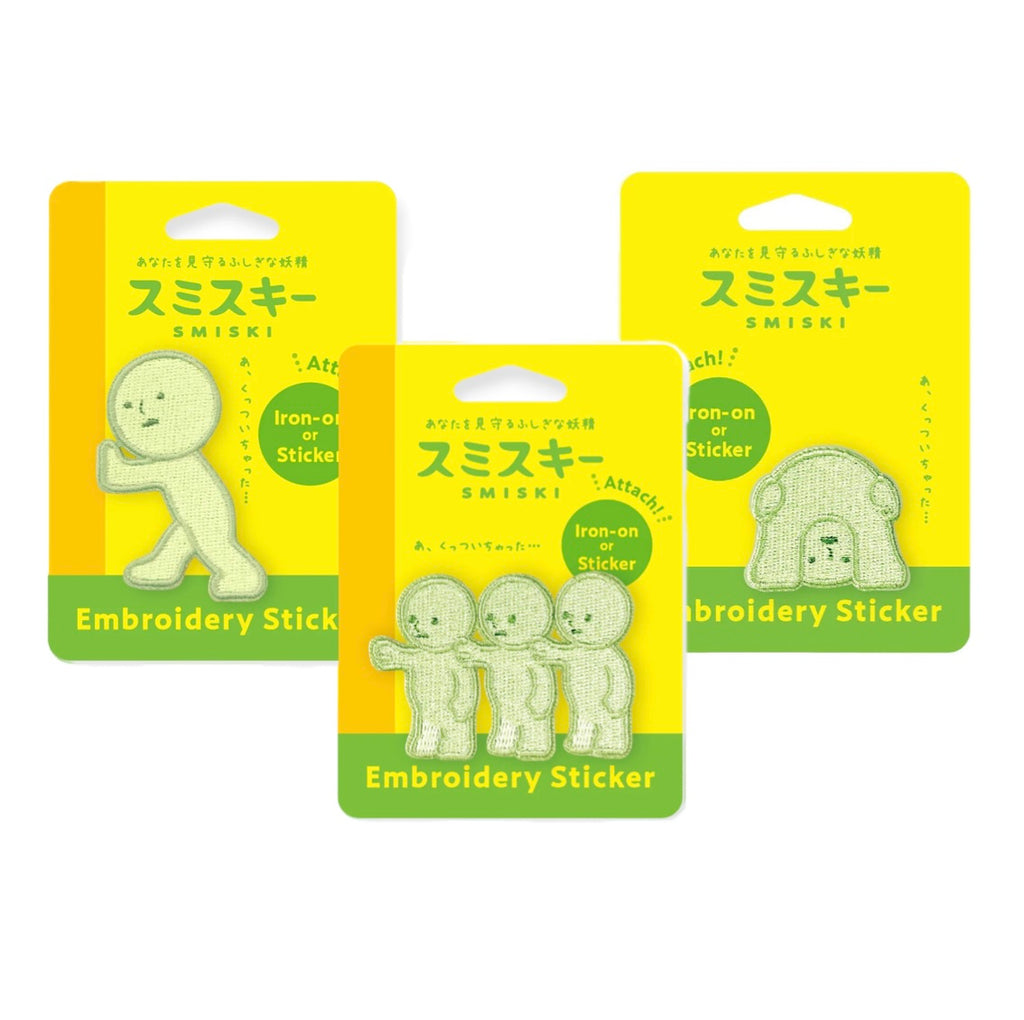 Smiski Embroidery Sticker Vol. 2 - Peeking / Pushing / Little