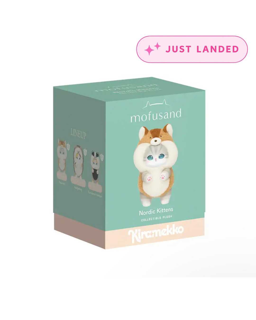 Mofusand Kiramekko Nordic Kittens Keychain Plush