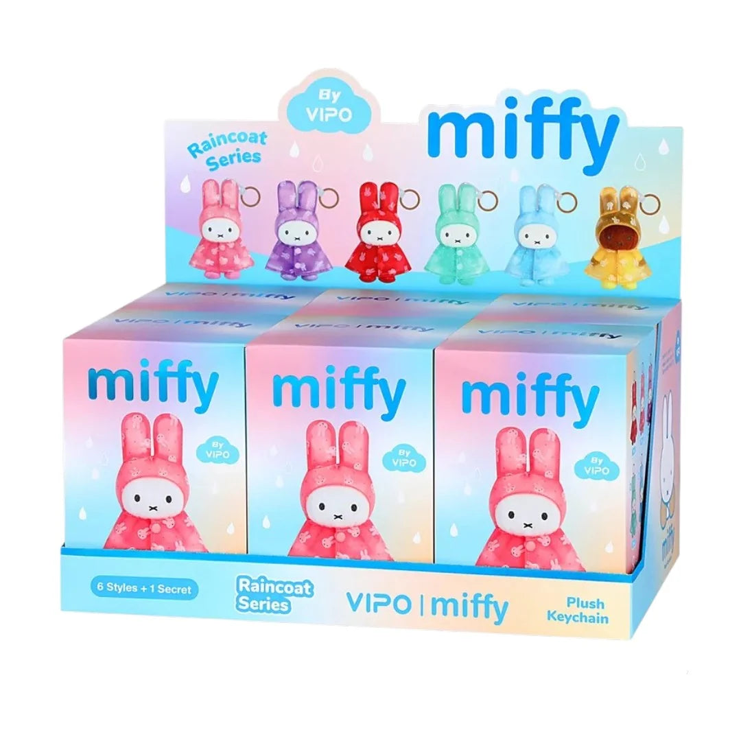 VIPO x Miffy Raincoat Keychain Blind Box (PRE-ORDER)