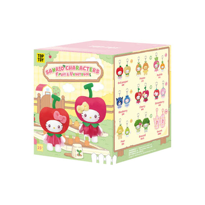 Sanrio Characters Fruit & Vegetables Plush Keychain Blind Box