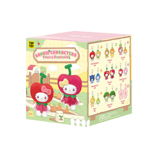 Sanrio Characters Fruit & Vegetables Plush Keychain Blind Box