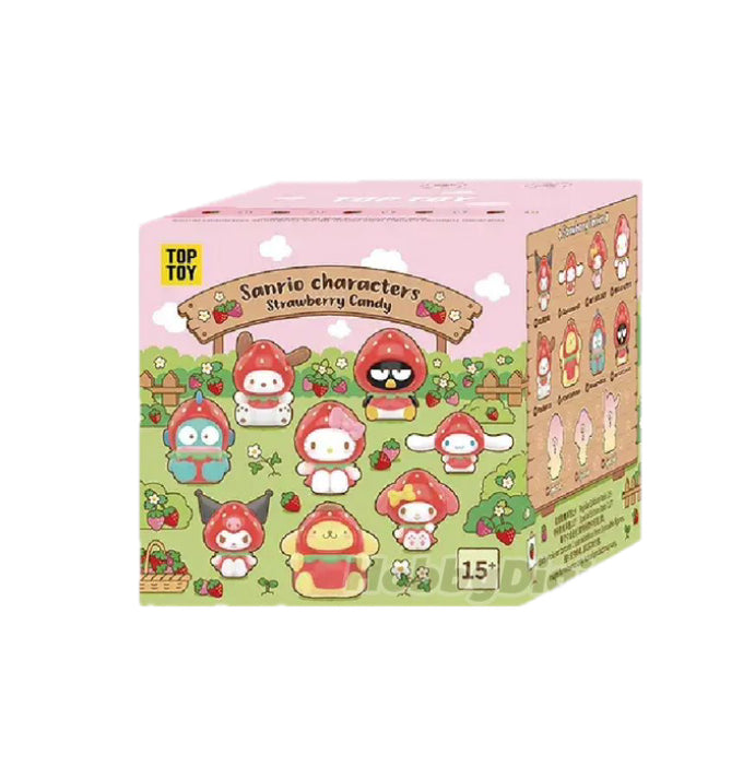 Sanrio Characters Strawberry Candy Keychain Blind Box