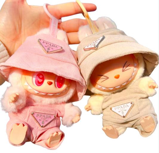 Labubu Outfit - Bucket Hat and Overalls (PRE-ORDER)