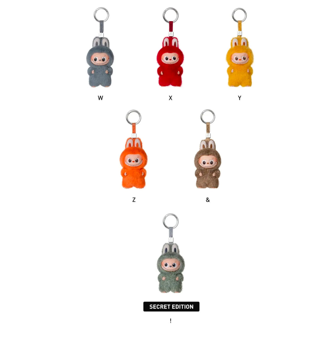 POPMART The Monsters Pin For Love Pendant Blind Box (N-Z)