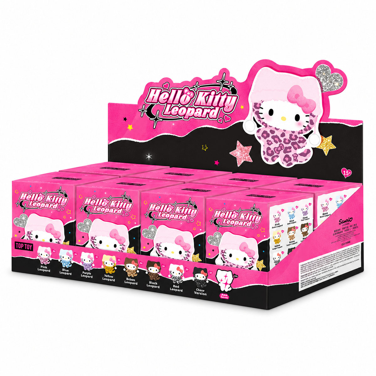 Hello Kitty Leopard Series Plush Charm Blind Box