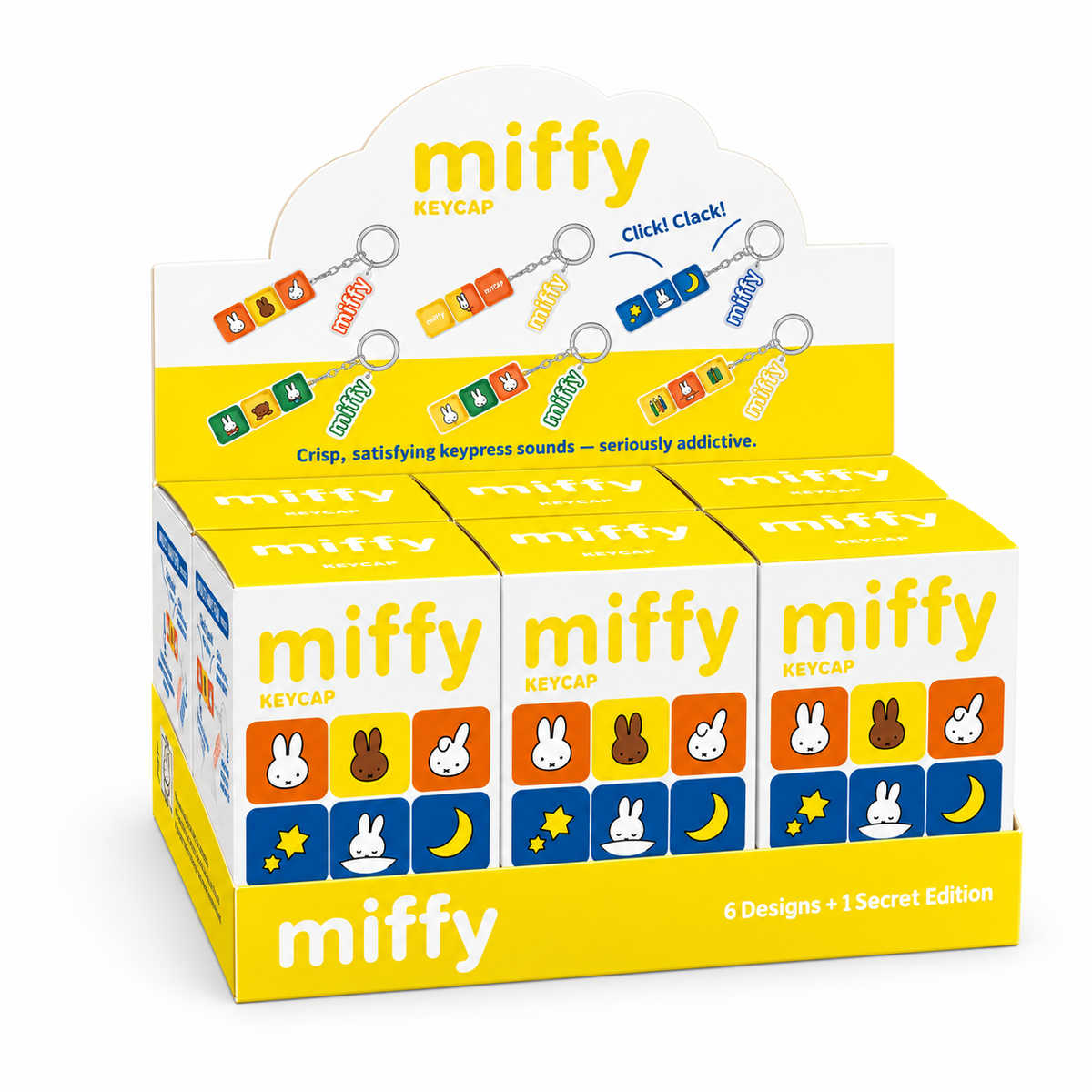 Miffy Keycap Series Keychain Blind Box