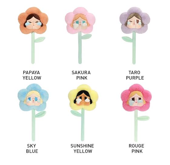 POPMART CryBaby Sad Club Series Plush Flower