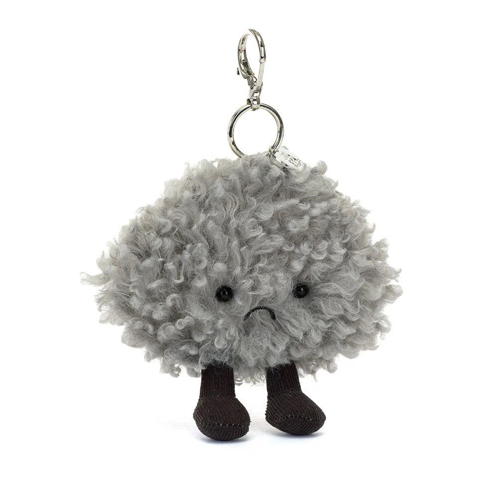 JellyCat Amuseable Storm Cloud Bag Charm