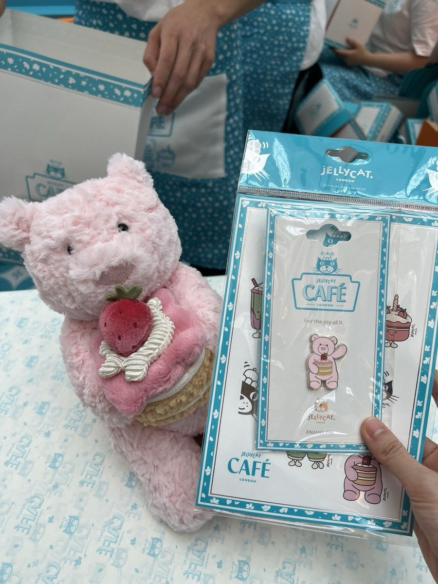 Jellycat Strawberry Cake Leola Bear (Shanghai Exclusive)