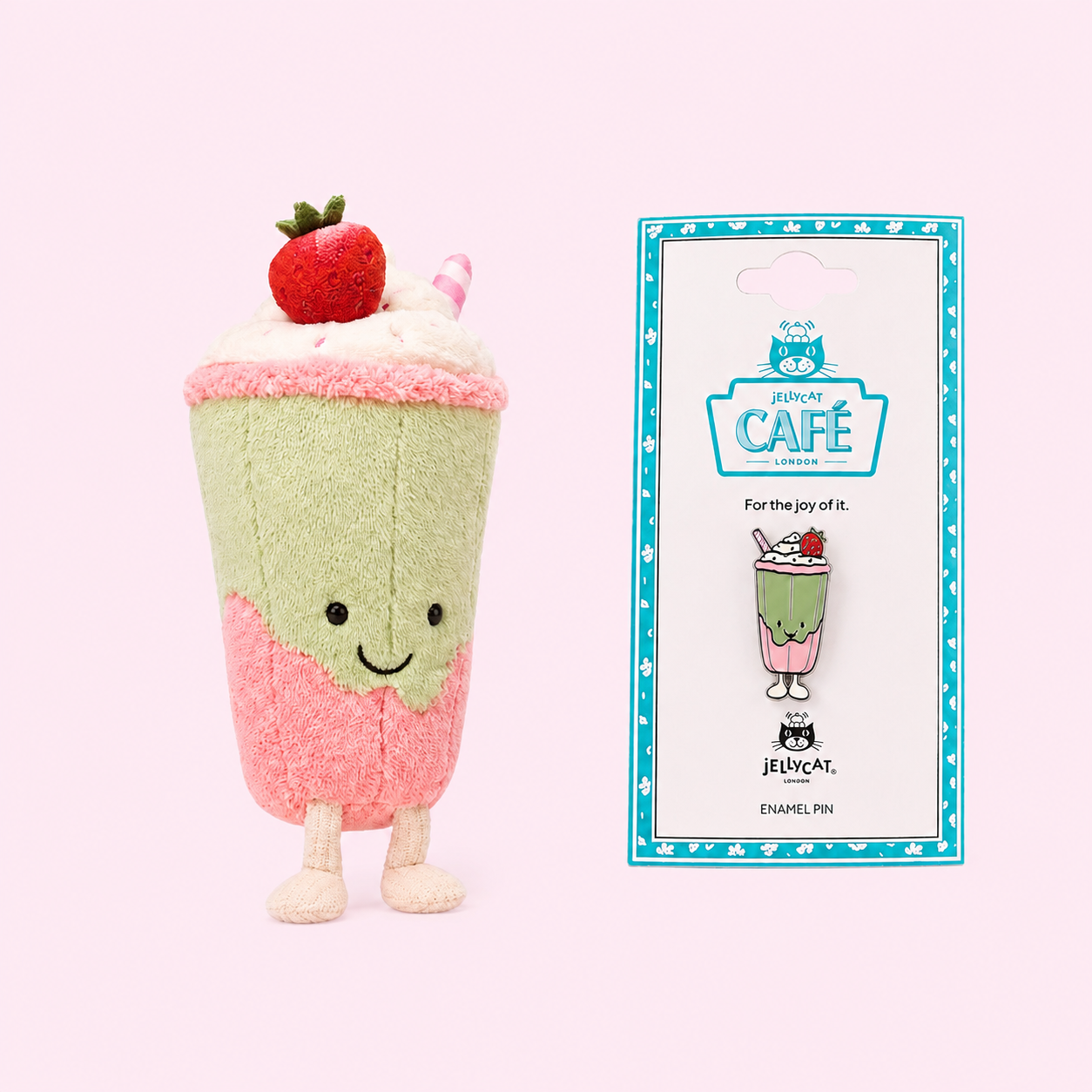 Jellycat Beritty “Strawberry Matcha” Latte (Shanghai Exclusive)