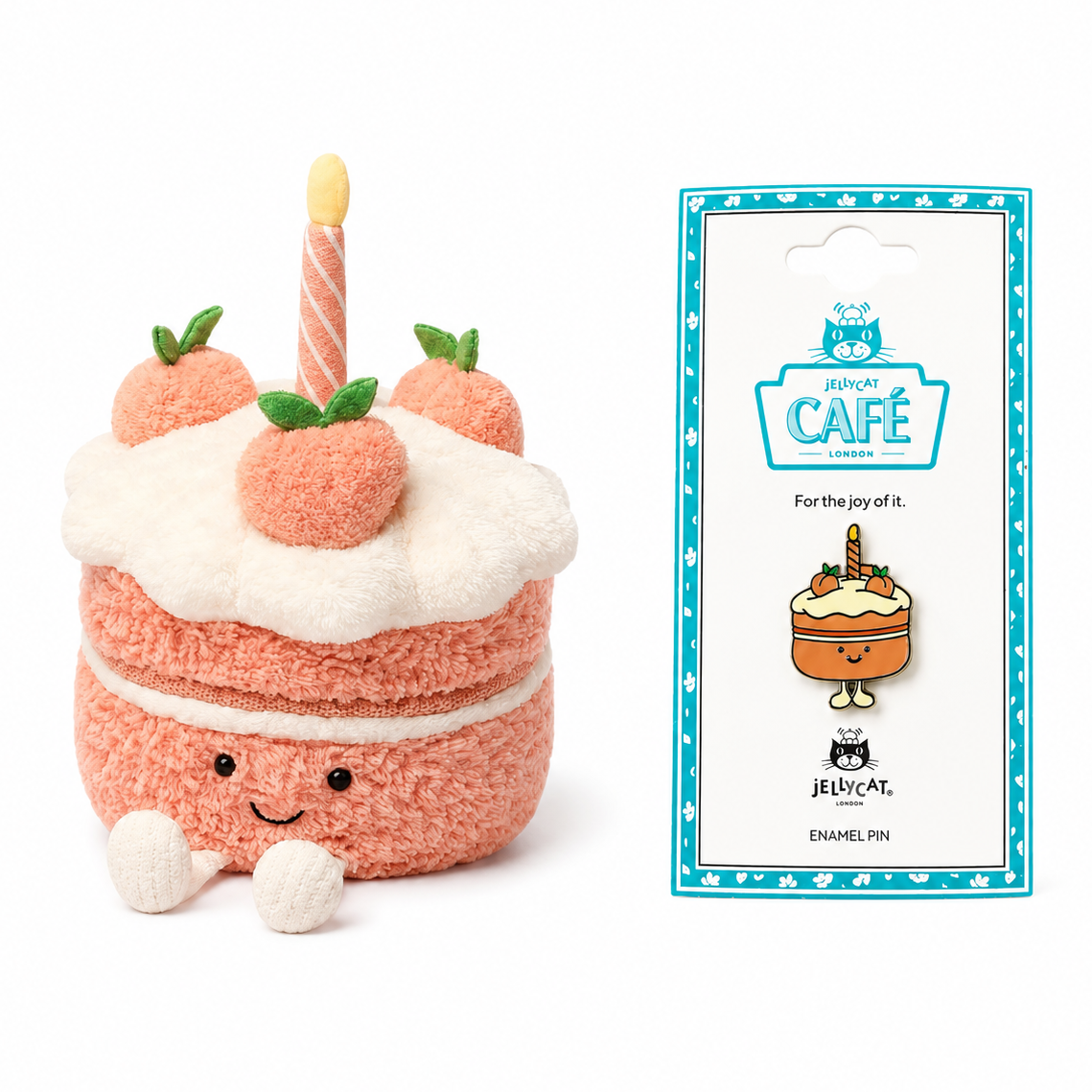 Jellycat Peach Birthday Cake (Shanghai Exclusive)