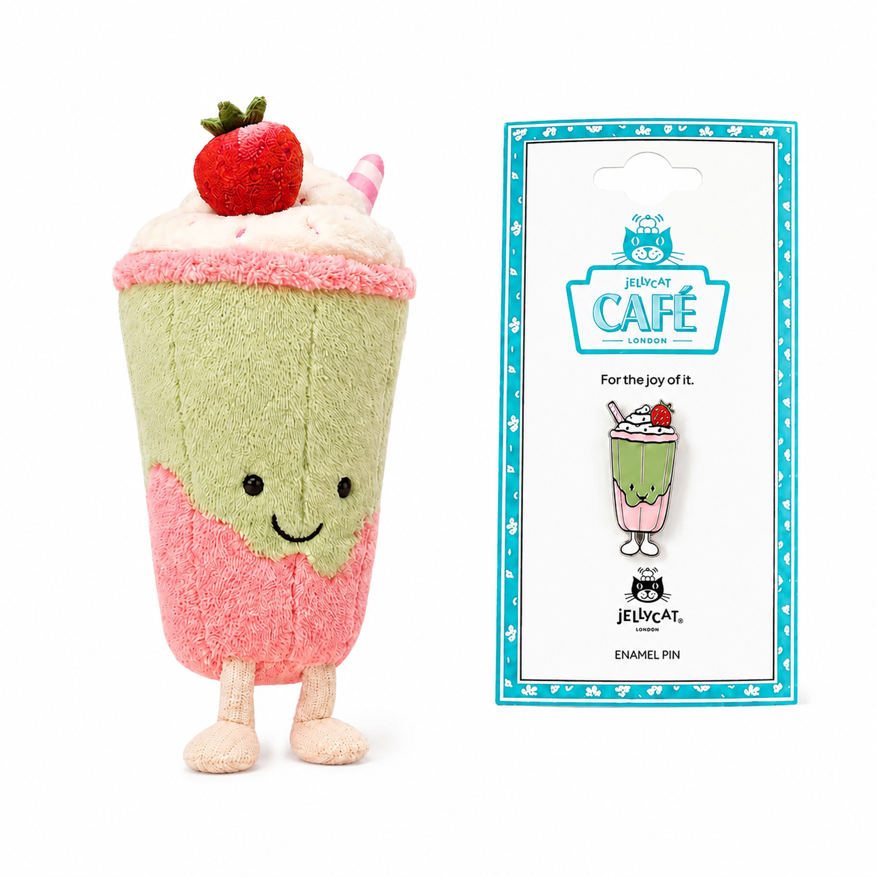 Jellycat Beritty “Strawberry Matcha” Latte (Shanghai Exclusive