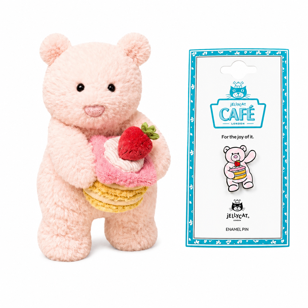 Jellycat Strawberry Cake Leola Bear