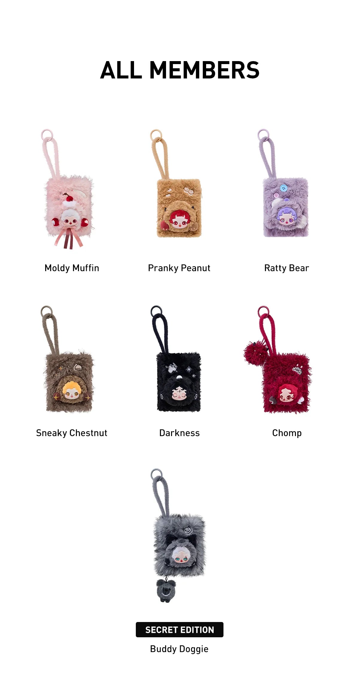 POPMART SKULLPANDA You Found Me Series Plush Mini Bag (PRE-ORDER)
