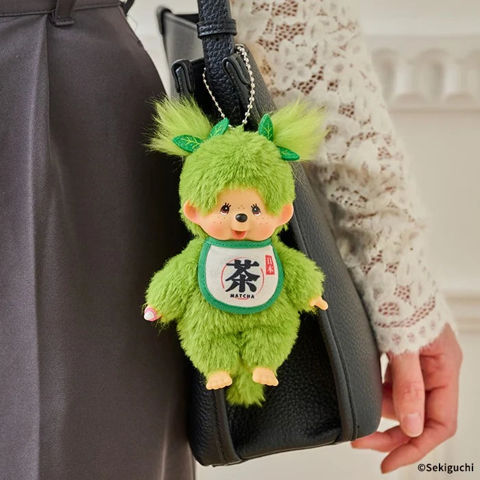 Monchhichi Girl Matcha Keychain