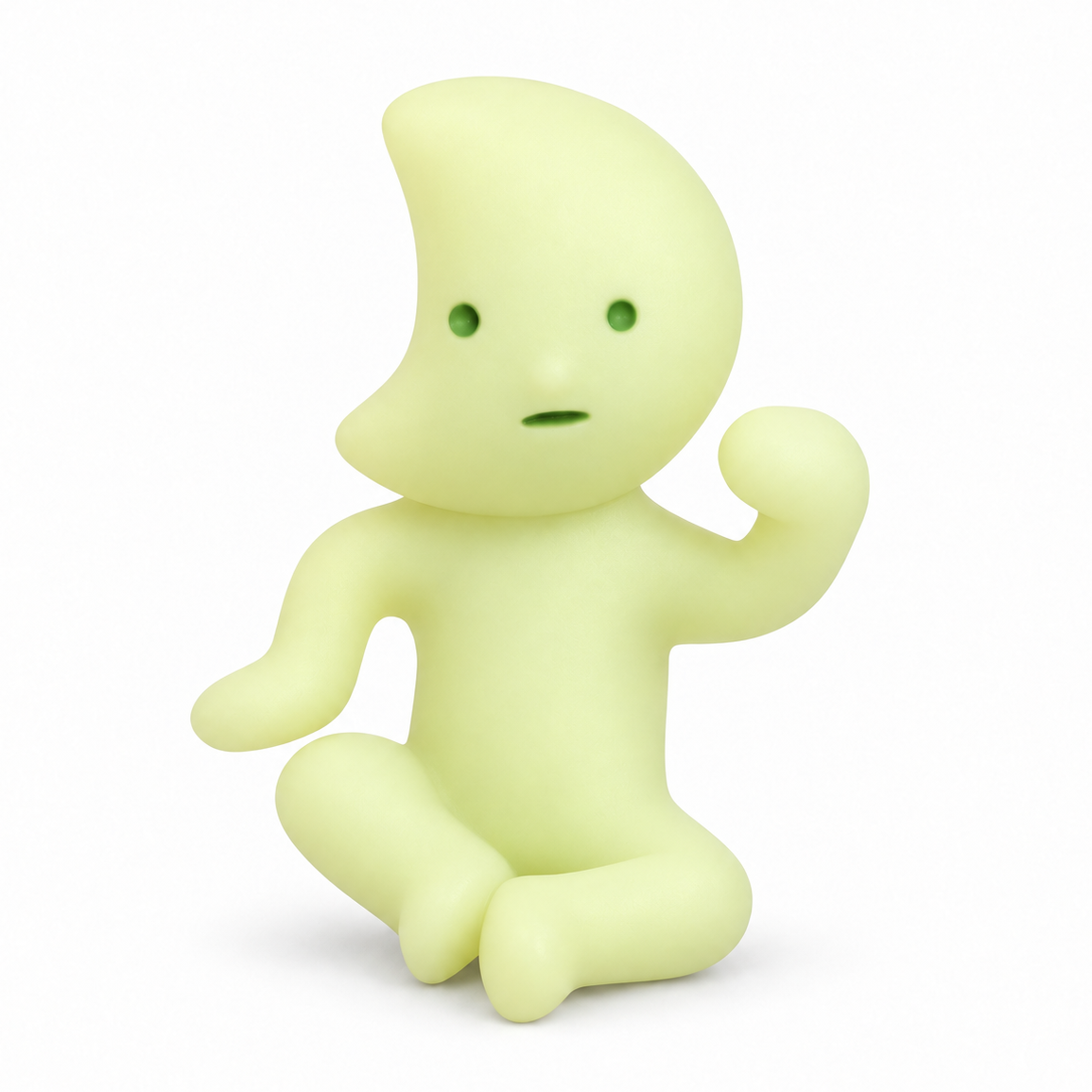 Smiski Secret Figure: Crescent Moon (Bed Series)