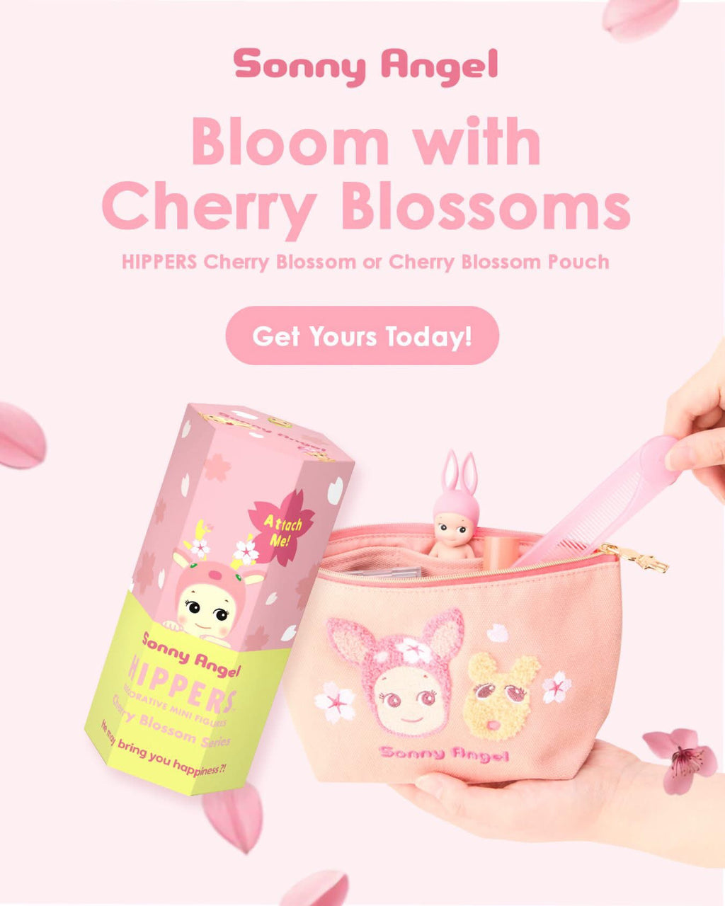 Sonny Angel Cherry Blossom Gift Set — Hipper & Pouch