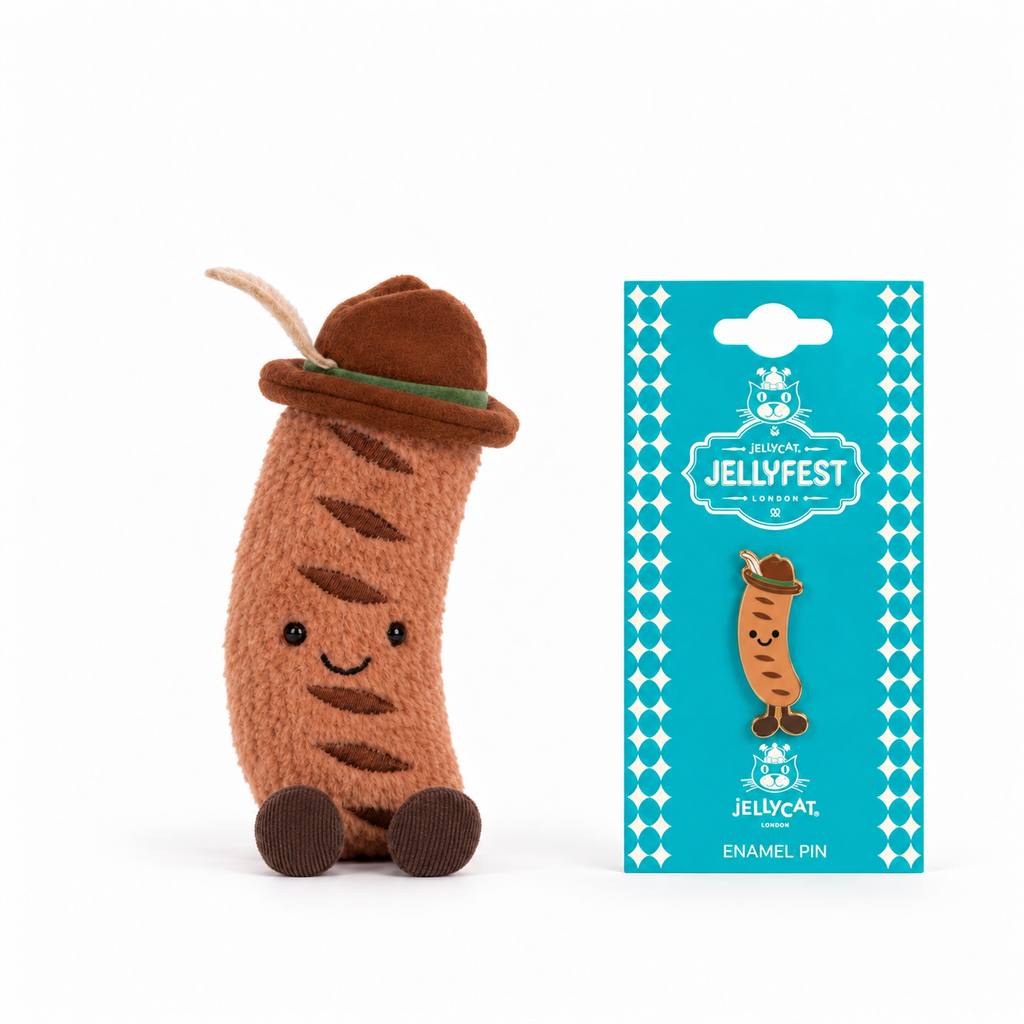 Jellycat Amuseables Wilhelm Von Bratwurst