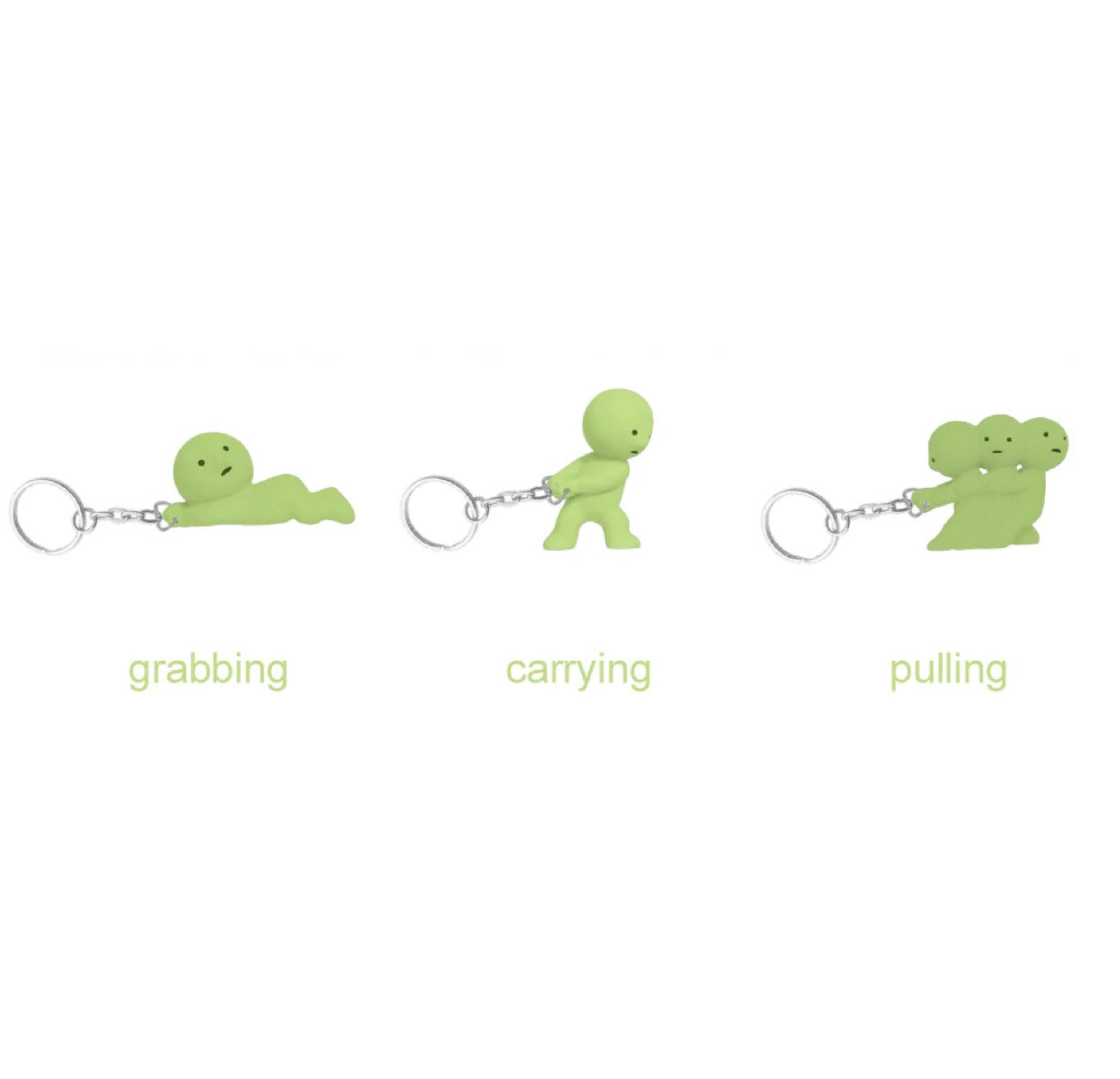 Smiski Keychains - Grabbing / Carrying / Pulling
