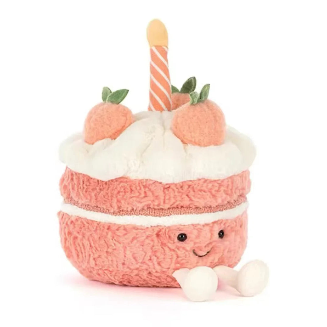 Jellycat Amuseable Peach Birthday Cake (Shanghai Exclusive)