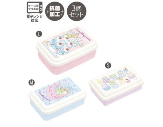 Sumikko Gurashi Nesting Lunch Box Set - Pink (Sweets)