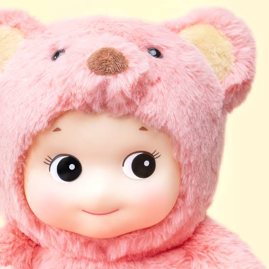Sonny Angel Plush Collection Cuddly Bear - Pink (PRE-ORDER)