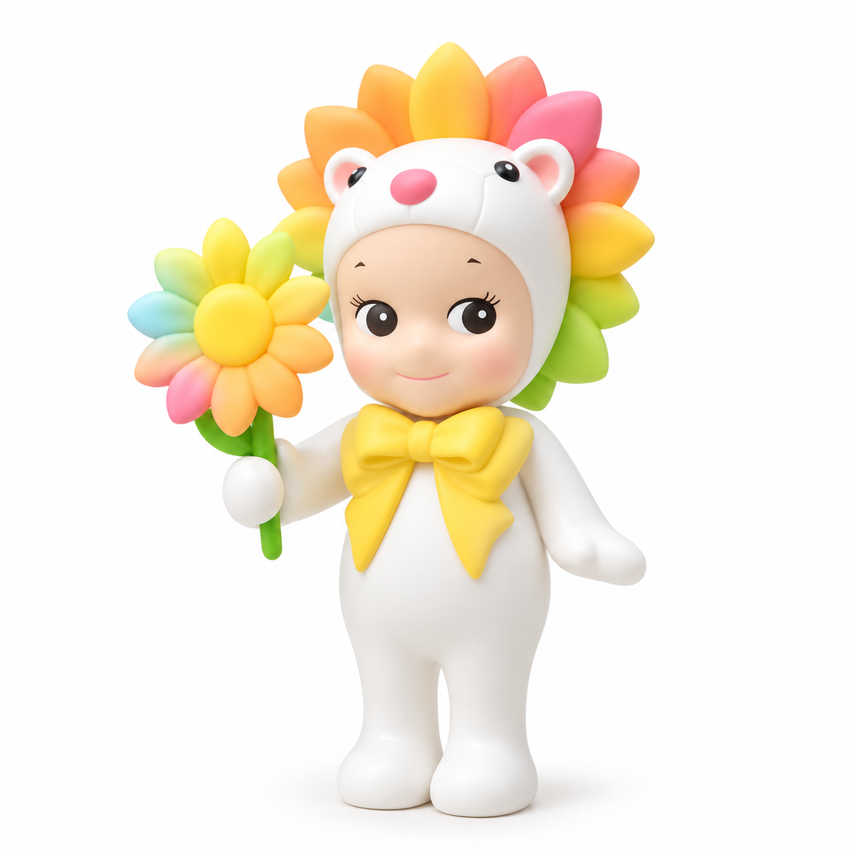 Sonny Angel Secret Figure: Sunflower Lion Rainbow (Flower Gift Series)