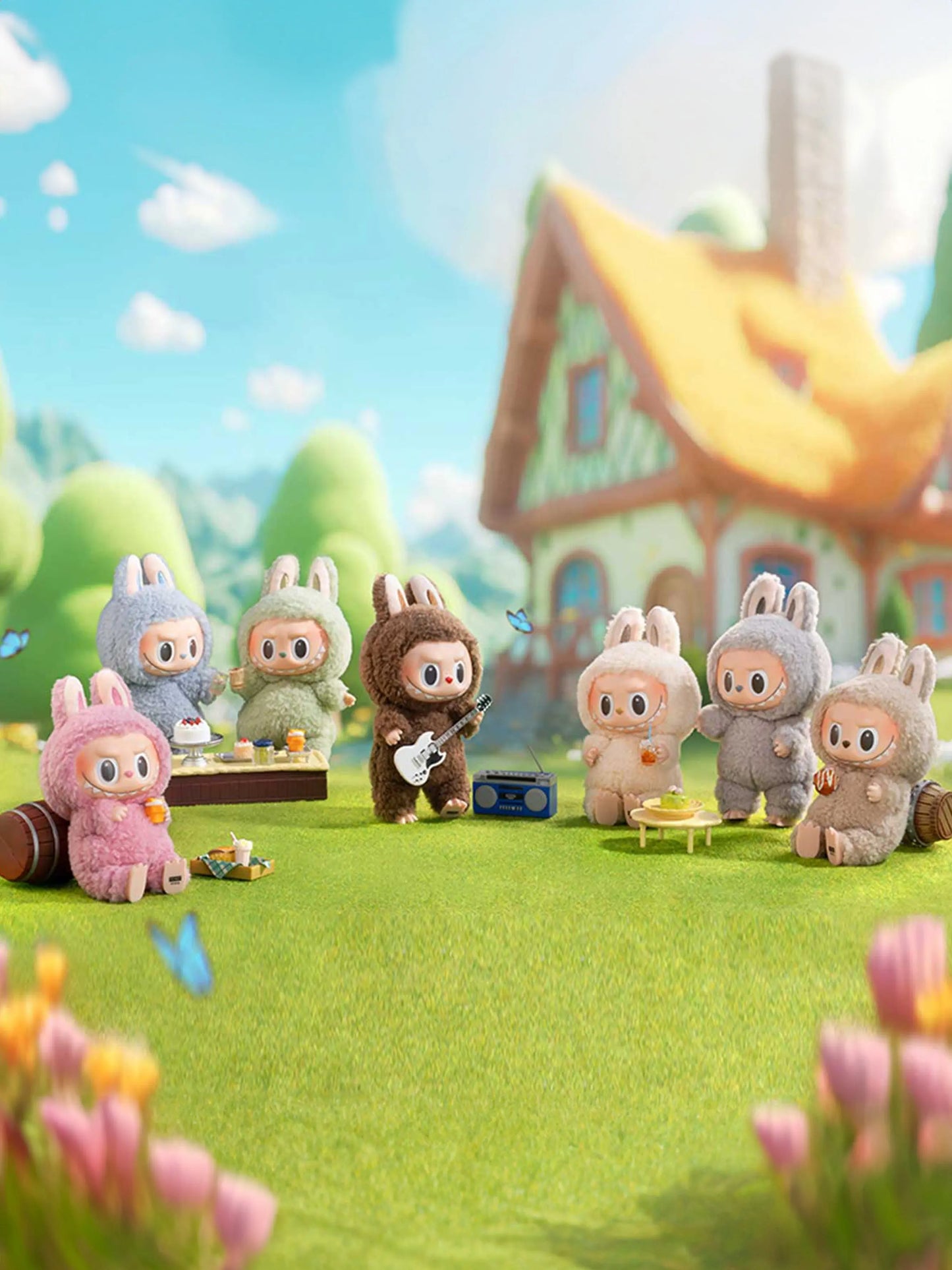 The Monsters Labubu Exciting Macaron Series Plushie