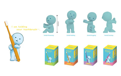 Smiski Toothbrush Stands - Protecting / Holding / Hugging / Carrying