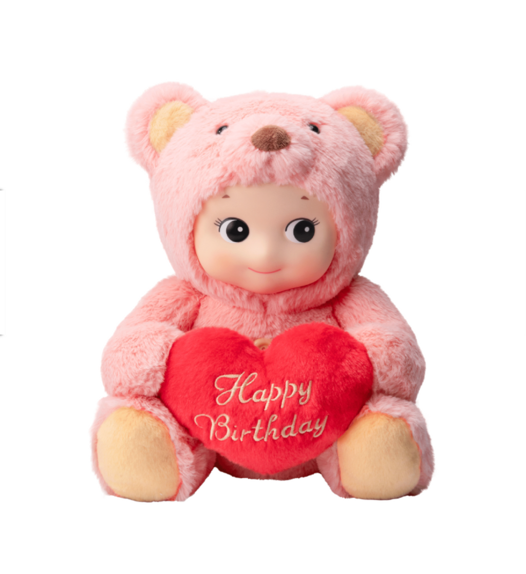 Sonny Angel Plush Collection Cuddly Bear - Pink (PRE-ORDER)